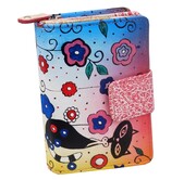 KOCHMANSKI skórzany portfel damski ręcznie malowany 4258