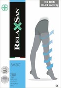 Rajstopy przeciwżylakowe, uciskowe, 140 DEN Plus - RelaxSan - Basic