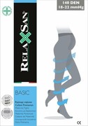 Rajstopy ciążowe, przeciwżylakowe, uciskowe, 140 DEN - RelaxSan - Basic