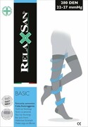 Pończochy przeciwżylakowe, samonośne, 280 DEN - RelaxSan - Basic