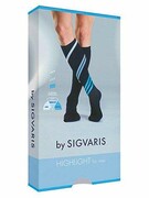 Podkolanówki męskie, profilaktyczne - Sigvaris - Highlight