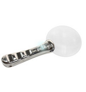 Ręczna lupa do czytania bez oprawy z oświetleniem LED