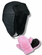 Czapka zimowa jesienna MERINO + rękawiczki set-merino-v3