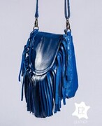 Torebka skórzana z frędzlami [S204]