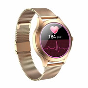 SMARTWATCH Garett Lady Naomi Pro RT złoty, stalowy ⌚ AUTORYZOWANY SPRZEDAWCA ✓Dostawa i GRAWER GRATIS! Raty 0%