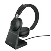 Jabra Evolve2 65 duo MS ze stojakiem bezprzewodowa słuchawka Bluetooth USB-A (adapter) Jabra