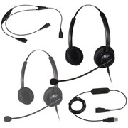 Zestaw szkoleniowy do komputera USB-A z słuchawkami na dwoje uszu Platora