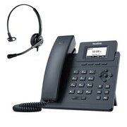 Telefon VoIP z słuchawką call center Yealink T30 + Platora Pro-M Yealink
