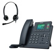 Telefon VoIP z słuchawką call center Yealink T33G + Platora Pro-D Yealink