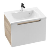 Szafka łazienkowa pod blat SDD CLASSIC 600 otwierana, biała/latte [PRODUKT NOWY] RAVAK
