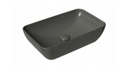 Umywalka ceramiczna Uni 500 R nablatowa, szara + korek [PRODUKT NOWY] RAVAK