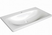 Umywalka ceramiczna MOYA 600 wpuszczana w blat, przyścienna, biała [PRODUKT NOWY] RAVAK
