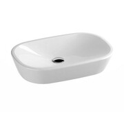 Umywalka ceramiczna CERAMIC O 600 nablatowa, biała [PRODUKT KLASA II] RAVAK