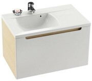 Szafka łazienkowa pod umywalkę SD CLASSIC 800 Prawa, jednoszufladowa, biała/brzoza [PRODUKT NOWY] RAVAK