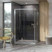 kabina prysznicowa z brodzikiem 10AP4-120/90 bright alu, szkło Transparent (produkt poekspozycyjny) RAVAK