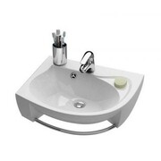 Umywalka Rosa L biała z otworami [PRODUKT KLASA II] RAVAK