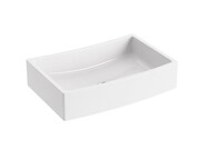 Umywalka konglomeratowa FORMY 02 500 D nablatowa, biała [PRODUKT KLASA III] RAVAK