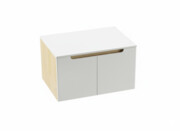 Szafka z blatem, otwierana 70 SDD CLASSIC, biała/brzoza [PRODUKT NOWY] RAVAK