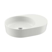 Umywalka konglomeratowa MOON 2S biała bez przelewu [PRODUKT KLASA II] RAVAK