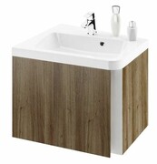 Szafka łazienkowa,narożna pod umywalkę SD 10° 550 Lewy, otwierana, ciemny orzech [PRODUKT NOWY] RAVAK