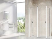 Kabina prysznicowa CRV2-100 biała, przezroczysta do łączenia z CRV1, CRV2,CPS [PRODUKT NOWY] RAVAK