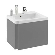 Szafka łazienkowa, narożna pod umywalkę SD 10° 650 Prawa, otwierana, szara [PRODUKT NOWY] RAVAK