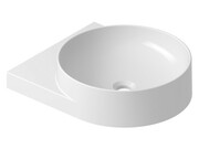 Umywalka ceramiczna YARD 400 z otworem, do montażu na konsoli lub blacie, biała [PRODUKT KLASA III]] RAVAK
