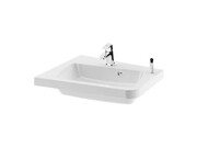 Umywalka konglomeratowa 10° 550 L biała z otworami [PRODUKT NOWY] RAVAK