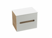 Szafka z dwiema szufladami i blatem 60 CLASSIC II biała/cappuccino [PRODUKT NOWY] RAVAK