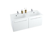 Szafka pod podwójną umywalkę SD 1200 CHROME biała/biała [PRODUKT KLASA II] RAVAK