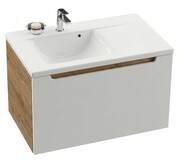 Szafka łazienkowa pod umywalkę SD CLASSIC 800 Prawa, jednoszufladowa, biała/cappuccino [PRODUKT NOWY] RAVAK