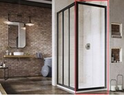 Ścianka prysznicowa APSS-80 do drzwi ASDP3 czarna, szkło Transparent - 198 [PRODUKT NOWY] RAVAK