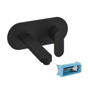 Bateria umywalkowa, podtynkowa CHROME CR 019.20 czarna [PRODUKT NOWY] RAVAK