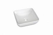Umywalka ceramiczna UNI 380 S Slim nablatowa, biała [PRODUKT KLASA II] RAVAK