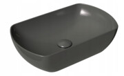 Umywalka nablatowa Uni 500 O + korek szary [PRODUKT NOWY]
