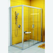 Ścianka stała RPS-100 BIAŁA SZKŁO TRANSPARENT [PRODUKT NOWY] RAVAK