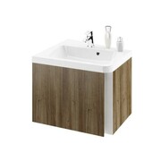 Szafka otwierana pod umywalkę SD 10° 650 L ciemny orzech [PRODUKT KLASA II] RAVAK