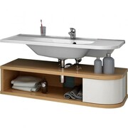 Szafka pod umywalkę PRAKTIK S SDU L biała/brzoza (produkt poekspozycyjny)