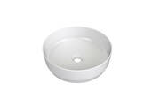 Umywalka ceramiczna MORELIA 400 nablatowa, biała [PRODUKT NOWY]