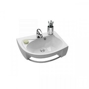 Umywalka konglomeratowa Rosa P biała z otworami [PRODUKT NOWY] RAVAK