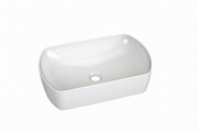 Umywalka ceramiczna VERTI OVAL 500 nablatowa, biała [PRODUKT NOWY] RAVAK