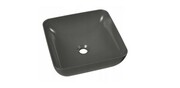 Umywalka ceramiczna Uni 380 S nablatowa, szary połysk [PRODUKT NOWY] RAVAK