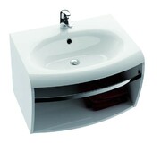 Szafka pod umywalkę Evolution SD z relingiem biała (produkt poekspozycyjny nr 754) RAVAK