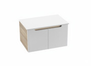 Szafka z blatem, otwierana 60 SDD CLASSIC, biała/latte [PRODUKT NOWY] RAVAK