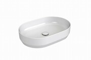 Umywalka nablatowa Ravak owalna 550 na blat + korek biały połysk [PRODUKT NOWY] RAVAK