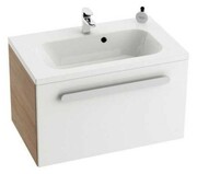Szafka łazienkowa pod umywalkę SD CHROME 600 jednoszufladowa, biała/cappuccino [PRODUKT NOWY] RAVAK