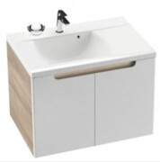 Szafka łazienkowa pod umywalkę lub blat SDD 800 CLASSIC otwierana, latte/biała [PRODUKT NOWY] RAVAK