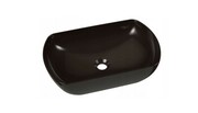 Umywalka ceramiczna Uni 500 O nablatowa, czarny połysk [PRODUKT NOWY] RAVAK