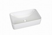 Umywalka ceramiczna VERTI SQUARE 500 nablatowa, biała [PRODUKT NOWY] RAVAK