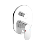 Bateria podtynkowa CHROME z przełącznikiem CR 065.00 R-box [PRODUKT KLASA II] RAVAK